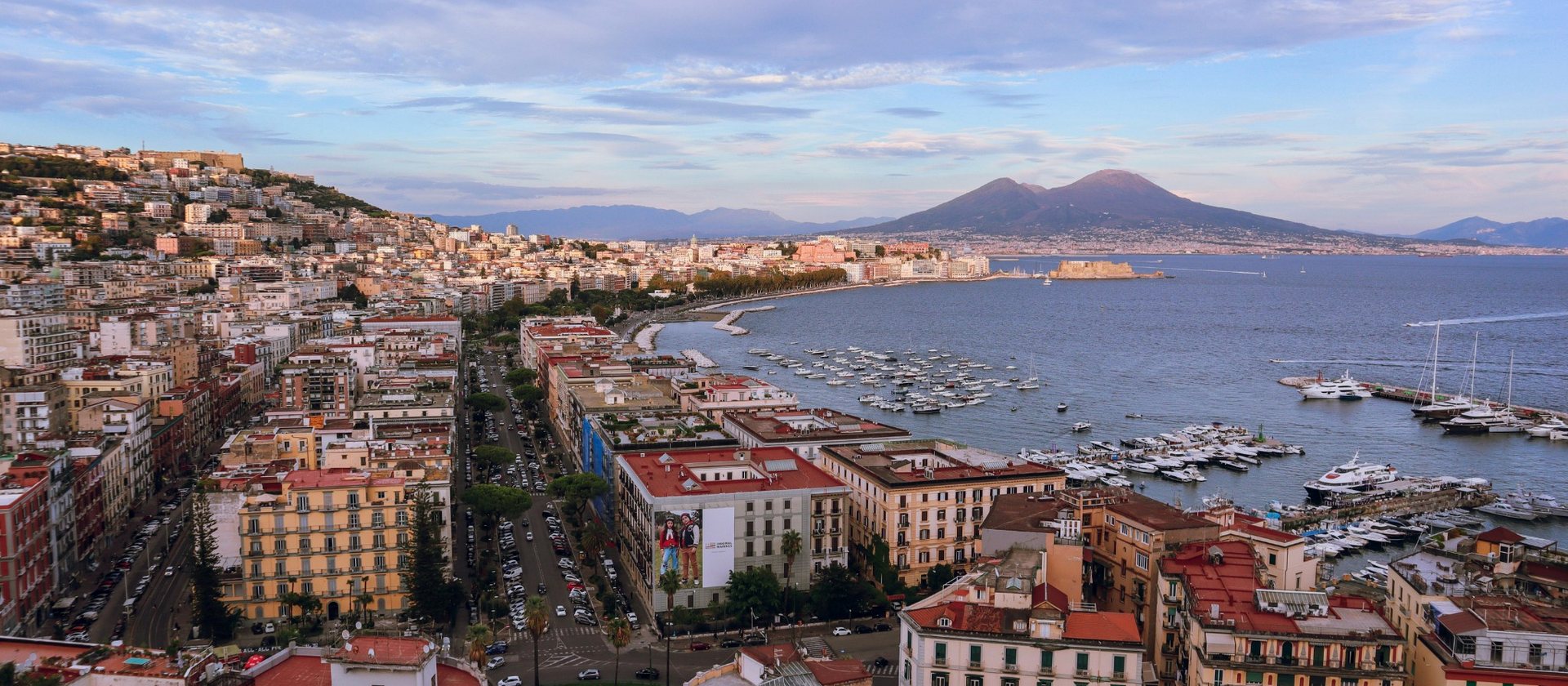 Nápoles, el golfo y el Vesubio